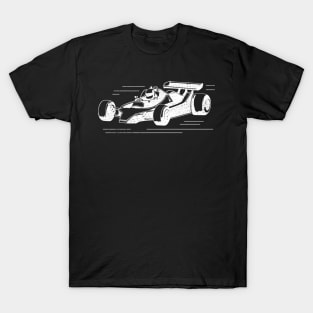 Formula Car Racer Formula Racing Car Guy T-Shirt